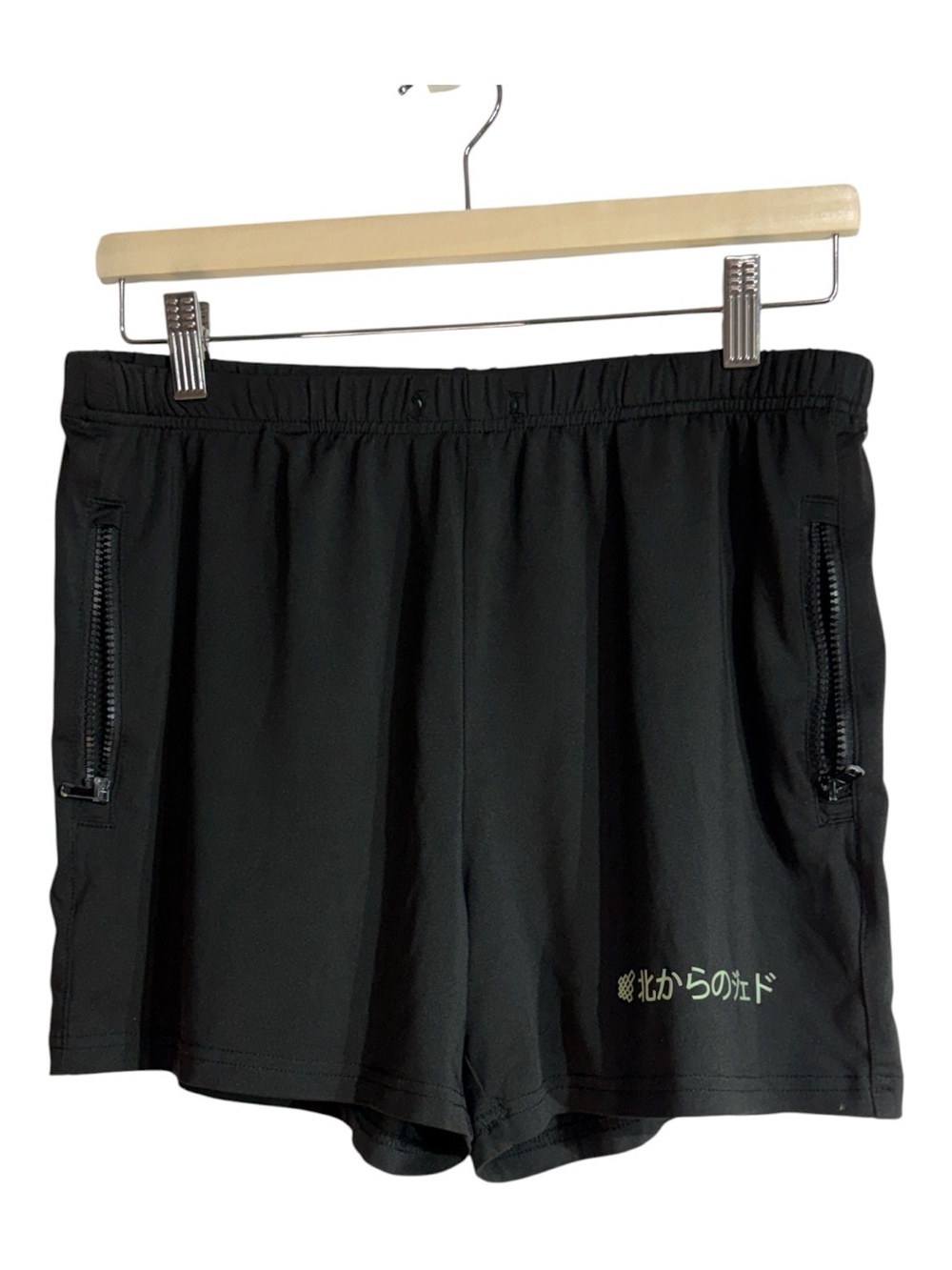 Jed North Agile Bodybuilding 4” Shorts with Zipper Pockets - Black Size M